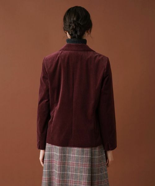 Leilian PLUS HOUSE / レリアンプラスハウス テーラードジャケット | コーデュロイジャケット【プラス企画】 | 詳細6