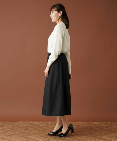 Leilian PLUS HOUSE / レリアンプラスハウス ミニ・ひざ丈スカート | ロングフレアスカート【プラス企画】 | 詳細2
