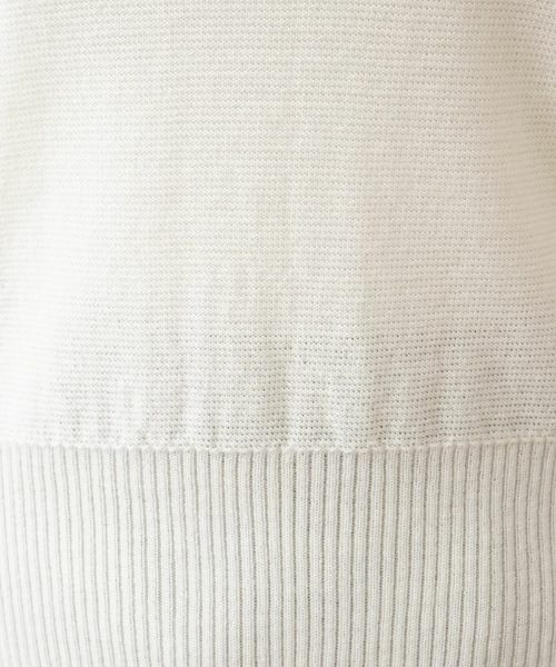 Leilian PLUS HOUSE / レリアンプラスハウス ニット・セーター | フラワー刺繍Vネックニット | 詳細12