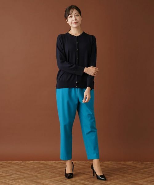 Leilian PLUS HOUSE / レリアンプラスハウス カーディガン・ボレロ | クルーネックカーディガン | 詳細1