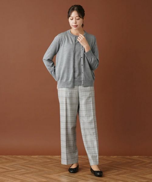 Leilian PLUS HOUSE / レリアンプラスハウス カーディガン・ボレロ | クルーネックカーディガン | 詳細15