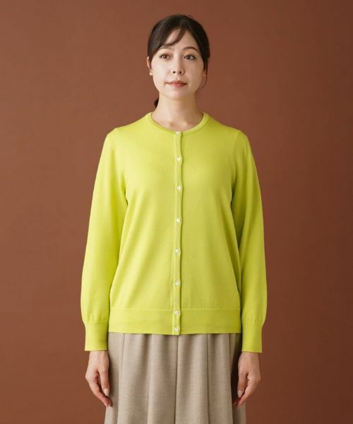 Leilian PLUS HOUSE / レリアンプラスハウス カーディガン・ボレロ | クルーネックカーディガン | 詳細7