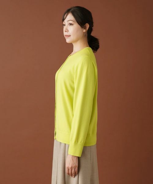 Leilian PLUS HOUSE / レリアンプラスハウス カーディガン・ボレロ | クルーネックカーディガン | 詳細8