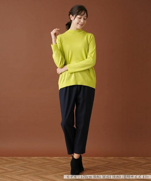 Leilian PLUS HOUSE / レリアンプラスハウス ニット・セーター | ハイネックニットプルオーバー | 詳細1