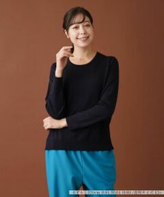 Leilian PLUS HOUSE / レリアンプラスハウス ニット・セーター | クルーネックニットプルオーバー