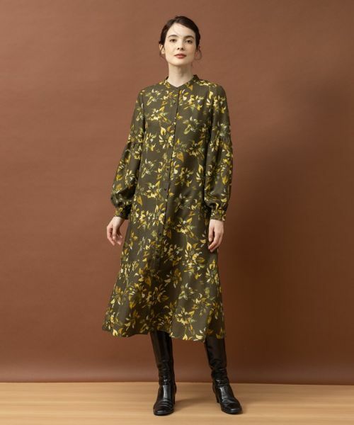 Leilian PLUS HOUSE / レリアンプラスハウス ドレス | フラワープリントワンピース【ハローマイドレス】 | 詳細1