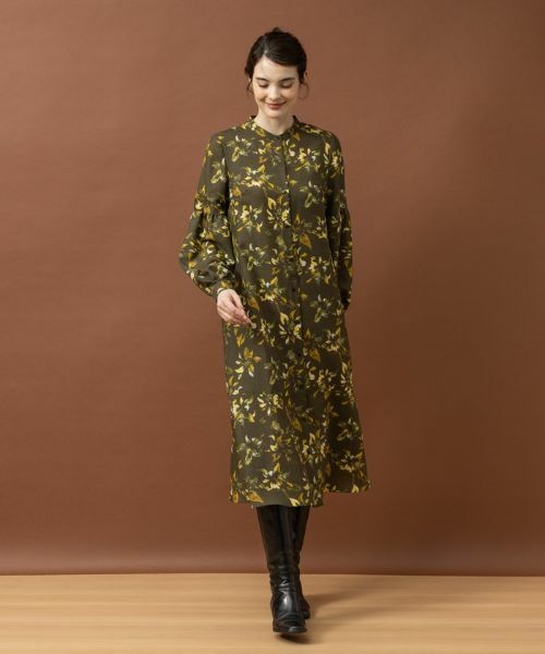 Leilian PLUS HOUSE / レリアンプラスハウス ドレス | フラワープリントワンピース【ハローマイドレス】 | 詳細2