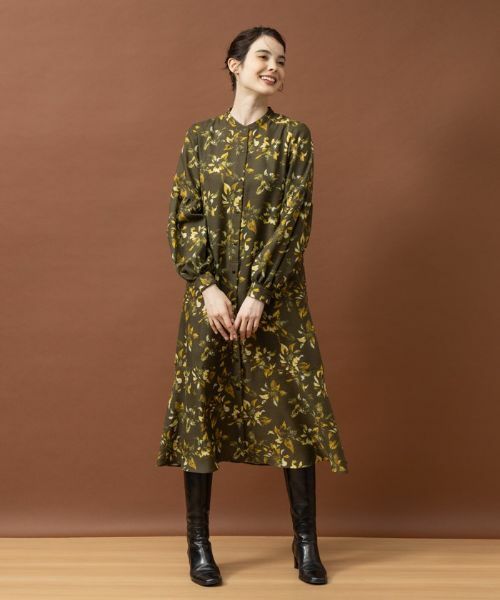 Leilian PLUS HOUSE / レリアンプラスハウス ドレス | フラワープリントワンピース【ハローマイドレス】 | 詳細3