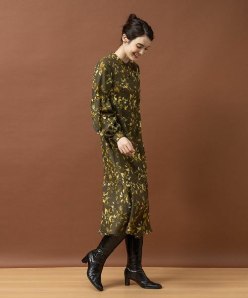 Leilian PLUS HOUSE / レリアンプラスハウス ドレス | フラワープリントワンピース【ハローマイドレス】 | 詳細4