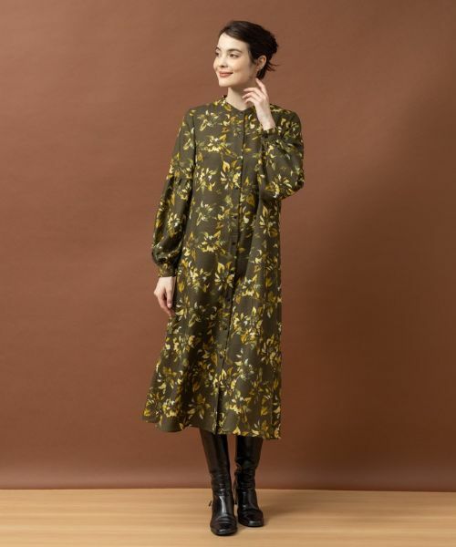 Leilian PLUS HOUSE / レリアンプラスハウス ドレス | フラワープリントワンピース【ハローマイドレス】 | 詳細6
