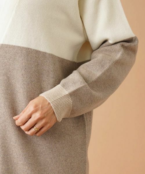 Leilian PLUS HOUSE / レリアンプラスハウス カーディガン・ボレロ | カラーブロックニットカーディガン | 詳細13