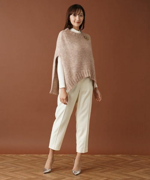 Leilian PLUS HOUSE / レリアンプラスハウス テーラードジャケット | ケープ風ニットベスト【BIANCA LANCIA】 | 詳細1