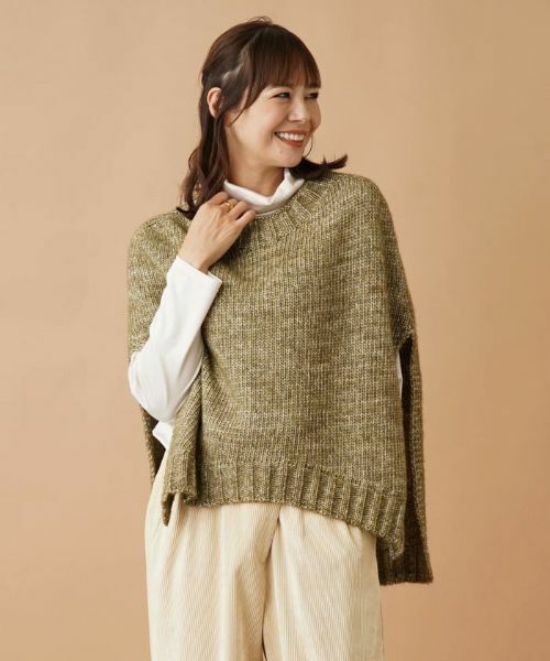 Leilian PLUS HOUSE / レリアンプラスハウス テーラードジャケット | ケープ風ニットベスト【BIANCA LANCIA】 | 詳細11
