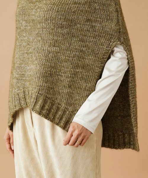 Leilian PLUS HOUSE / レリアンプラスハウス テーラードジャケット | ケープ風ニットベスト【BIANCA LANCIA】 | 詳細15