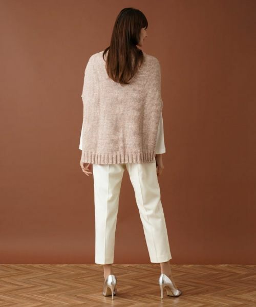 Leilian PLUS HOUSE / レリアンプラスハウス テーラードジャケット | ケープ風ニットベスト【BIANCA LANCIA】 | 詳細3