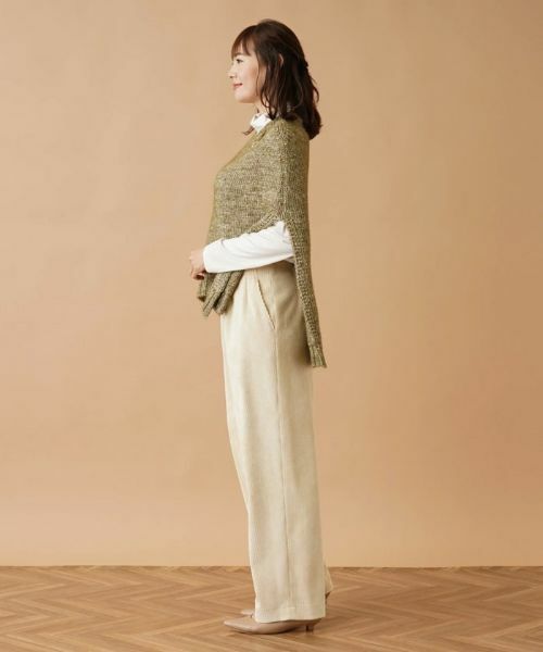 Leilian PLUS HOUSE / レリアンプラスハウス テーラードジャケット | ケープ風ニットベスト【BIANCA LANCIA】 | 詳細6