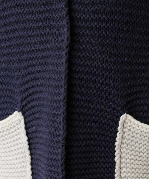 Leilian PLUS HOUSE / レリアンプラスハウス カーディガン・ボレロ | カラーブロックニットカーディガン | 詳細12