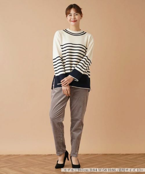 Leilian PLUS HOUSE / レリアンプラスハウス その他パンツ | 【店舗人気】ストレッチコーデュロイパンツ【L JEANS】 | 詳細1