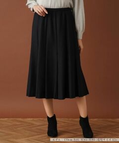 Leilian PLUS HOUSE / レリアンプラスハウス ミニ・ひざ丈スカート | ミモレ丈セミフレアスカート