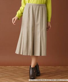 Leilian PLUS HOUSE / レリアンプラスハウス ミニ・ひざ丈スカート | ミモレ丈セミフレアスカート