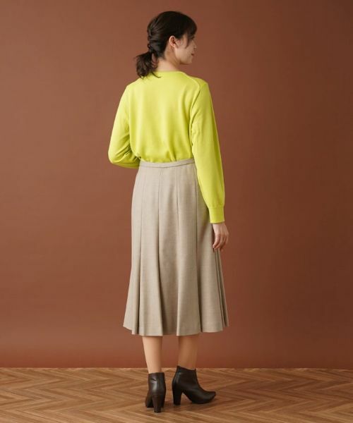 Leilian PLUS HOUSE / レリアンプラスハウス ミニ・ひざ丈スカート | ミモレ丈セミフレアスカート | 詳細7