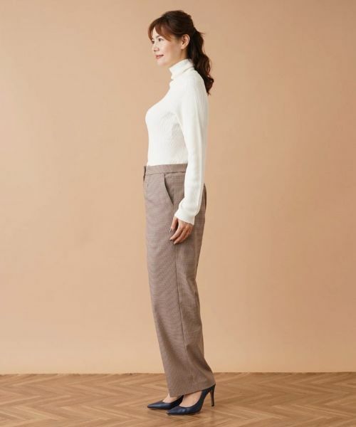 Leilian PLUS HOUSE / レリアンプラスハウス その他パンツ | 先染めチェックパンツ | 詳細2