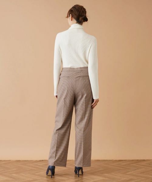 Leilian PLUS HOUSE / レリアンプラスハウス その他パンツ | 先染めチェックパンツ | 詳細3