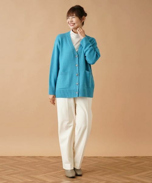 Leilian PLUS HOUSE / レリアンプラスハウス カーディガン・ボレロ | Vネックニットカーディガン | 詳細15
