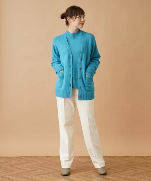 Leilian PLUS HOUSE / レリアンプラスハウス カーディガン・ボレロ | Vネックニットカーディガン | 詳細18