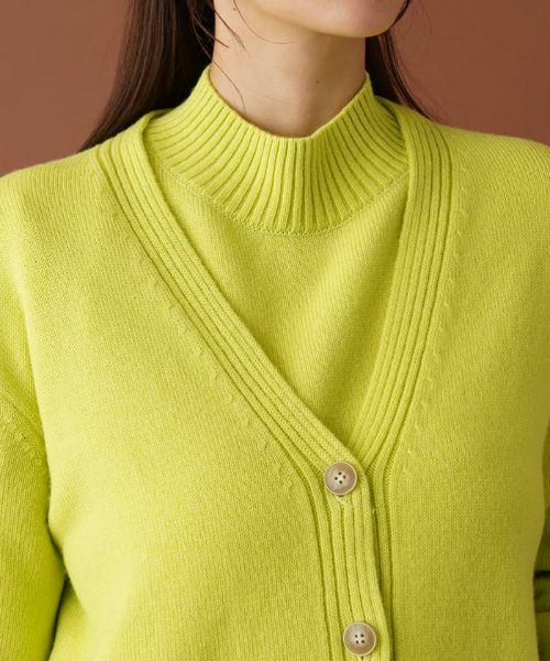 Leilian PLUS HOUSE / レリアンプラスハウス カーディガン・ボレロ | Vネックニットカーディガン | 詳細7