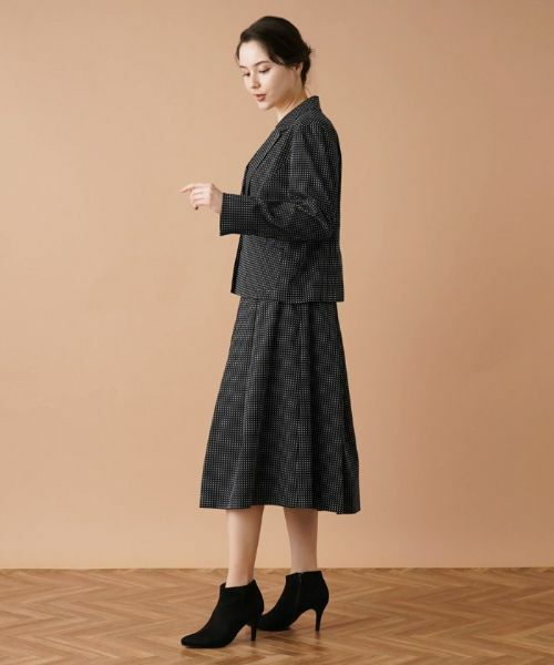 Leilian PLUS HOUSE / レリアンプラスハウス テーラードジャケット | ドットテーラードジャケット | 詳細2
