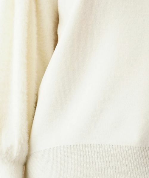 Leilian PLUS HOUSE / レリアンプラスハウス ニット・セーター | 切替ボリュームスリーブニット | 詳細11