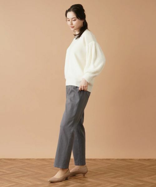 Leilian PLUS HOUSE / レリアンプラスハウス ニット・セーター | 切替ボリュームスリーブニット | 詳細2