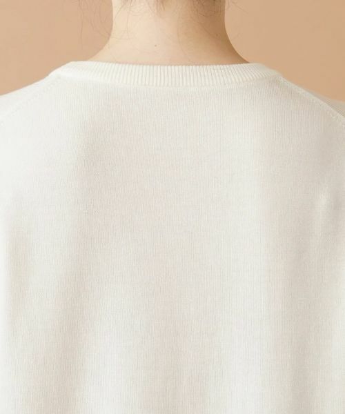 Leilian PLUS HOUSE / レリアンプラスハウス ニット・セーター | レース切替ニットプルオーバー | 詳細8