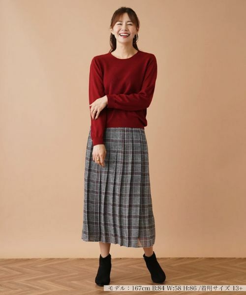 Leilian PLUS HOUSE / レリアンプラスハウス ニット・セーター | 【店舗人気】クルーネックニット | 詳細1