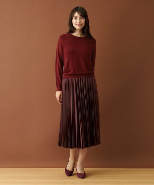 Leilian PLUS HOUSE / レリアンプラスハウス ニット・セーター | 【店舗人気】クルーネックニット | 詳細12