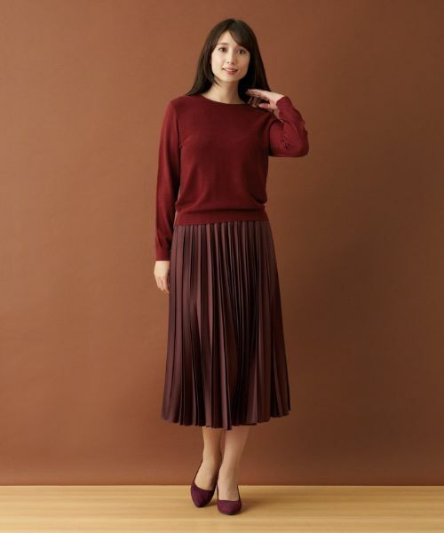 Leilian PLUS HOUSE / レリアンプラスハウス ニット・セーター | 【店舗人気】クルーネックニット | 詳細13