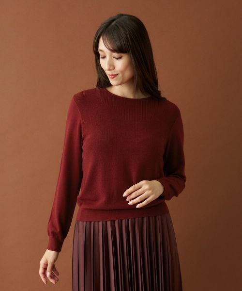 Leilian PLUS HOUSE / レリアンプラスハウス ニット・セーター | 【店舗人気】クルーネックニット | 詳細14