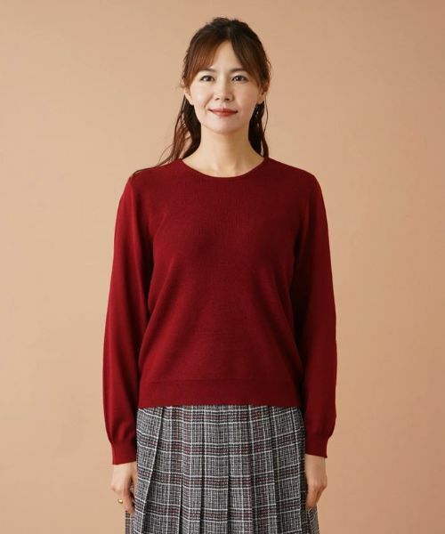 Leilian PLUS HOUSE / レリアンプラスハウス ニット・セーター | 【店舗人気】クルーネックニット | 詳細4