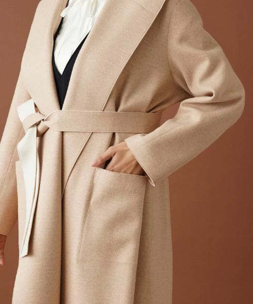 Leilian PLUS HOUSE / レリアンプラスハウス その他アウター | ビッグショールカラーコート | 詳細10