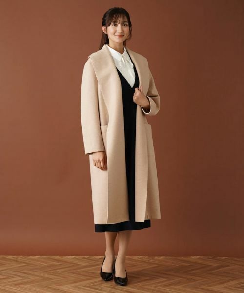 Leilian PLUS HOUSE / レリアンプラスハウス その他アウター | ビッグショールカラーコート | 詳細4