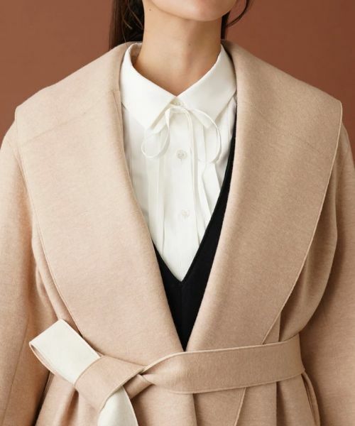 Leilian PLUS HOUSE / レリアンプラスハウス その他アウター | ビッグショールカラーコート | 詳細8