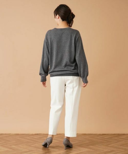 Leilian PLUS HOUSE / レリアンプラスハウス ニット・セーター | Vガゼットニット【my perfect wardrobe】 | 詳細13