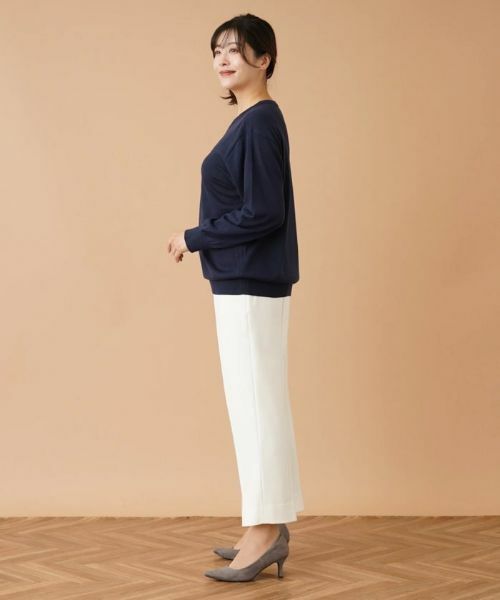 Leilian PLUS HOUSE / レリアンプラスハウス ニット・セーター | Vガゼットニット【my perfect wardrobe】 | 詳細2