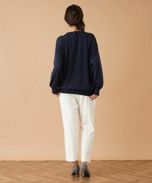 Leilian PLUS HOUSE / レリアンプラスハウス ニット・セーター | Vガゼットニット【my perfect wardrobe】 | 詳細3