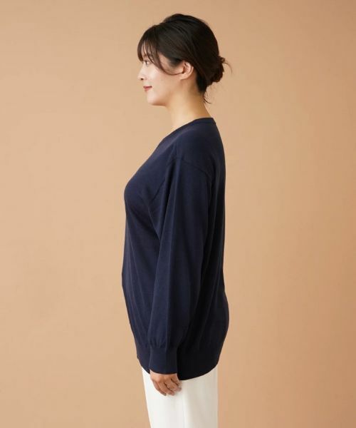 Leilian PLUS HOUSE / レリアンプラスハウス ニット・セーター | Vガゼットニット【my perfect wardrobe】 | 詳細5