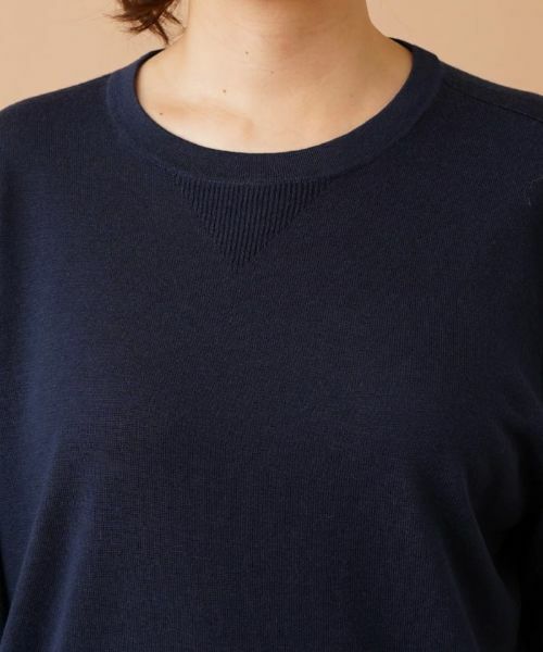 Leilian PLUS HOUSE / レリアンプラスハウス ニット・セーター | Vガゼットニット【my perfect wardrobe】 | 詳細7