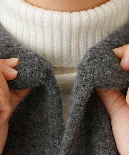 Leilian PLUS HOUSE / レリアンプラスハウス テーラードジャケット | ノーカラーニットジャケット【my perfect wardrobe】 | 詳細12