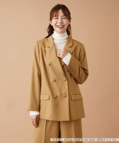 Leilian PLUS HOUSE / レリアンプラスハウス テーラードジャケット | ダブルボタンブレザー【Leilian：EZUMI】