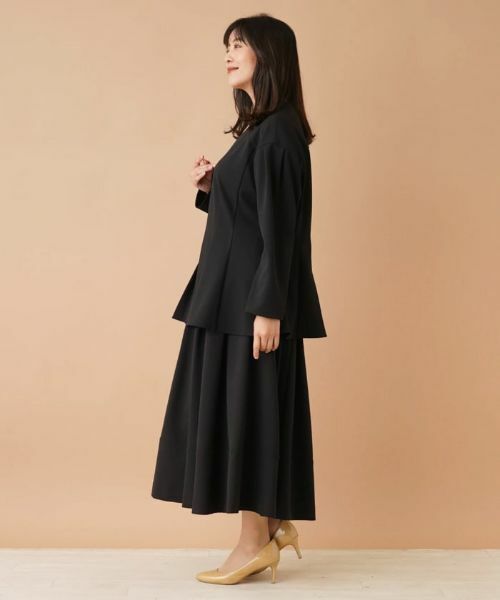 Leilian PLUS HOUSE / レリアンプラスハウス シャツ・ブラウス | スタンドカラーペプラムブラウス【Leilian：EZUMI】 | 詳細2